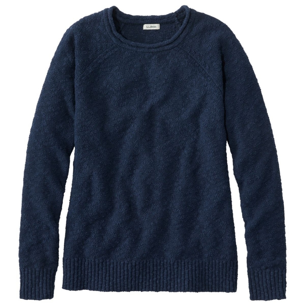 NWT L.L. Bean Women's Navy Crew Neck Sweater